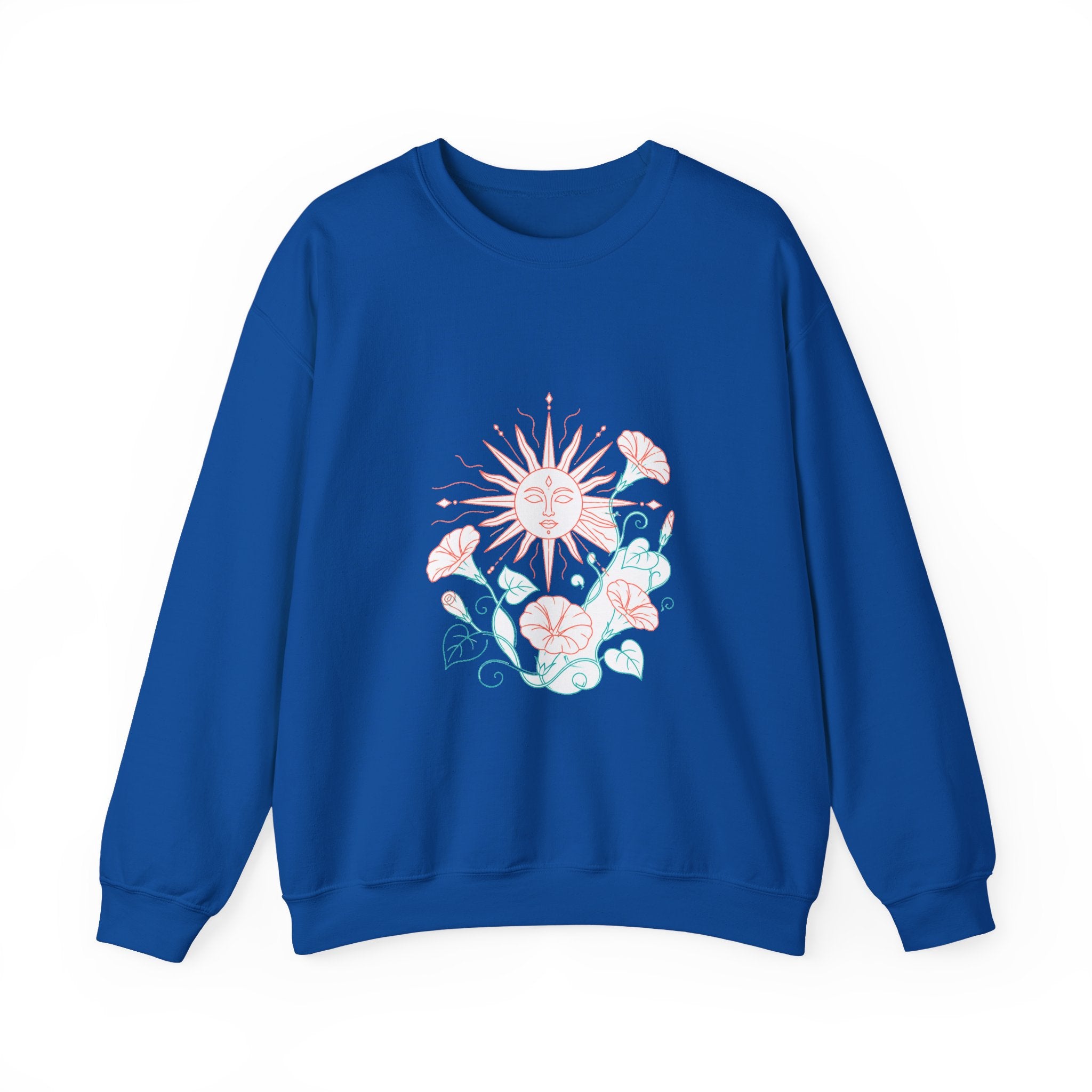 Matching Couple Sweatshirt - Sun & Moon Matching Couple Premium Fleece Sweatshirt Minimalist Art His Hers Christmas Gift - Design B