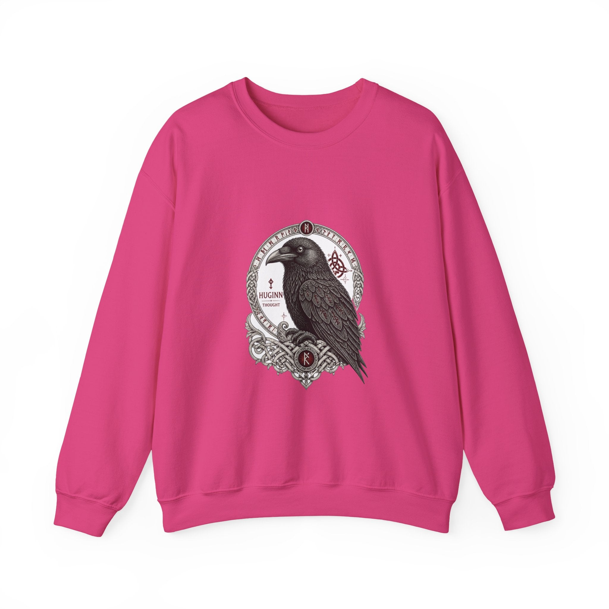 Matching Couple Sweatshirt - Huginn & Muninn Matching Couple Comfort Colors Crew Vintage Art His Hers Honeymoon Gift - Design A