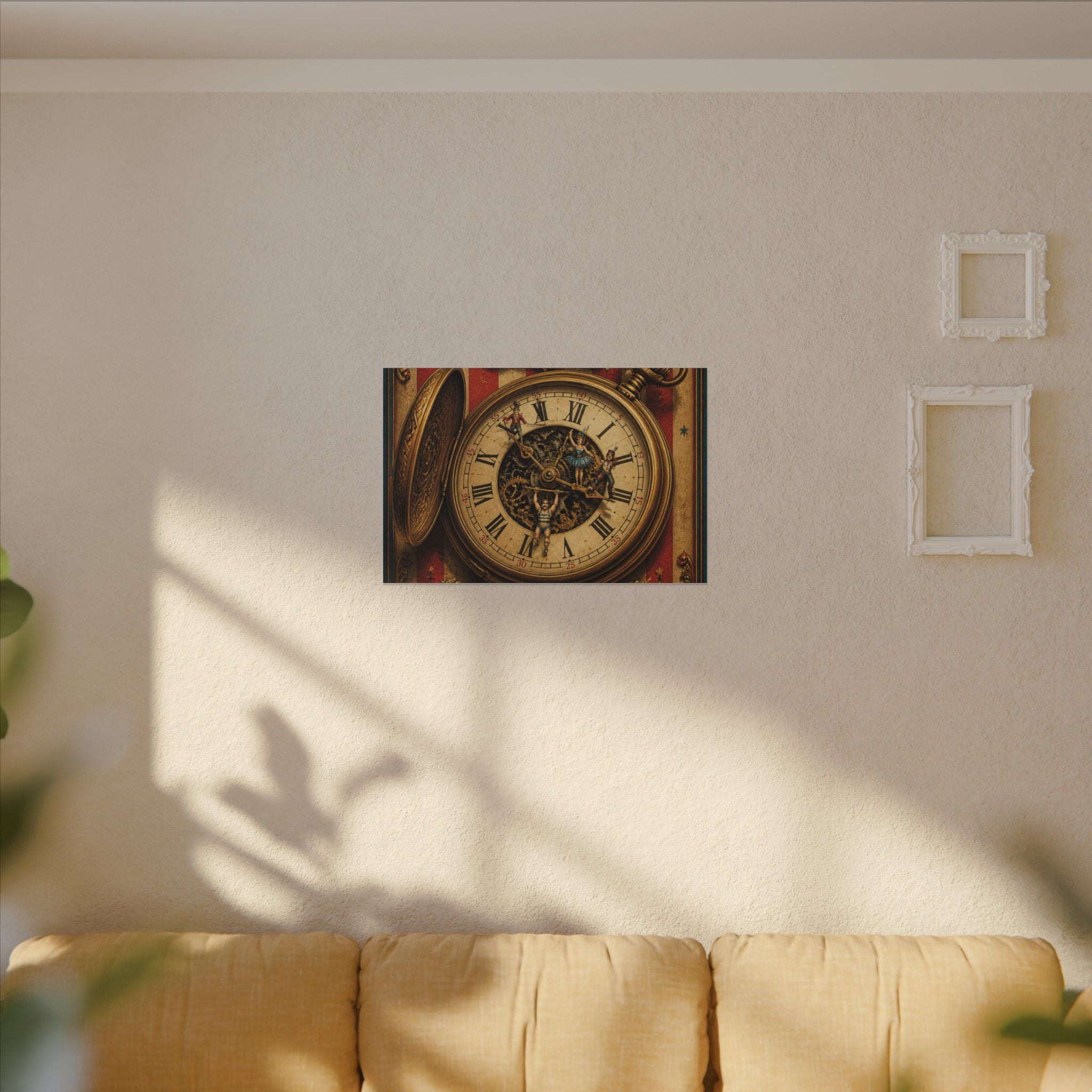 Pocket Watch Performers Wall Art Canvas 16×20 Baroque Home Office Decor Maximalist Print