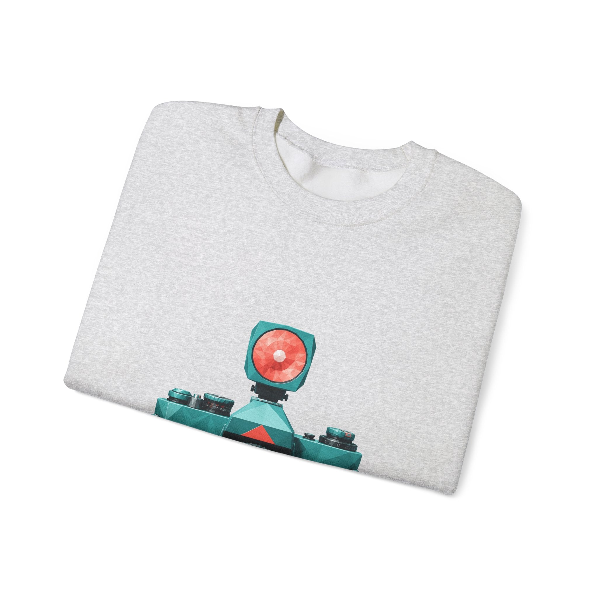 Matching Couple Sweatshirt - Camera & Film Matching Couple Crewneck Sweatshirt Geometric Art His Hers Couple Gift - Design A