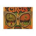 Sunglasses Circus Ring Wall Art Canvas 24×36 Psychedelic Dining Room Decor Maximalist Print