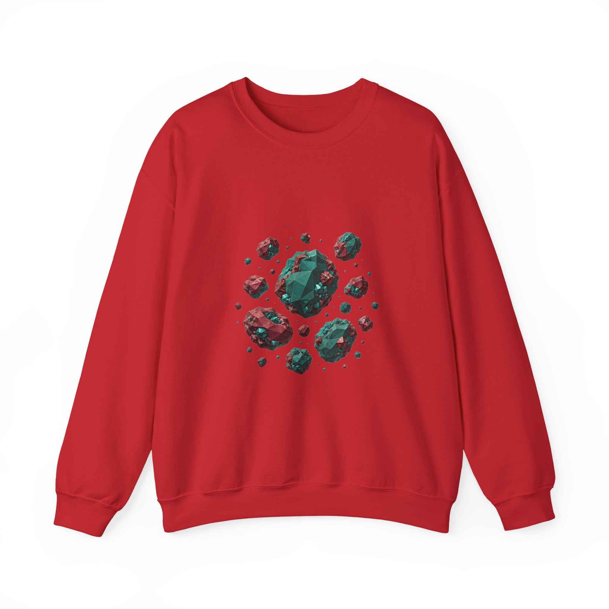 Matching Couple Sweatshirt - Comet & Asteroid Matching Couple Comfort Colors Crew Geometric Art His Hers Love Gift - Design B