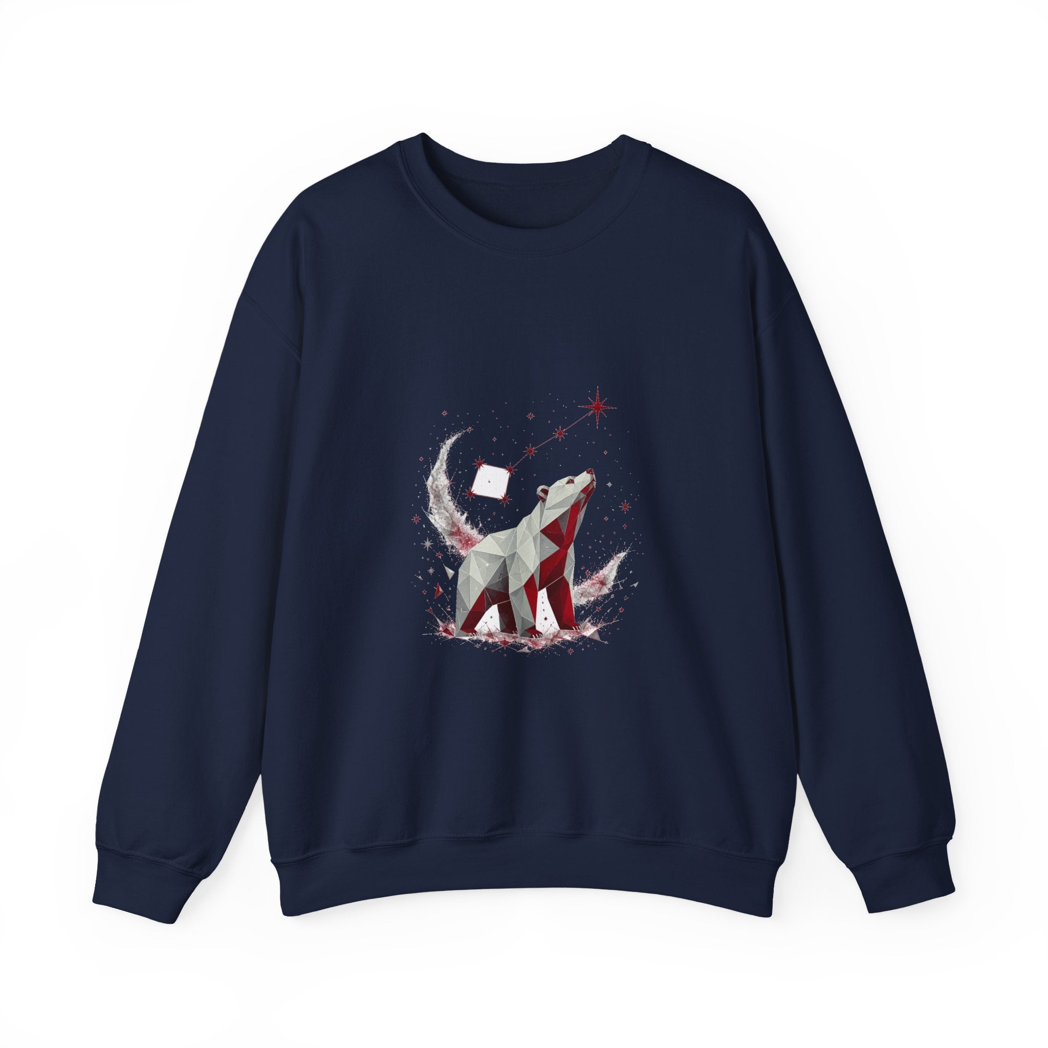 Matching Couple Sweatshirt - Big & Little Dipper Matching Couple Premium Fleece Sweatshirt Geometric Art His Hers Love Gift - Design B