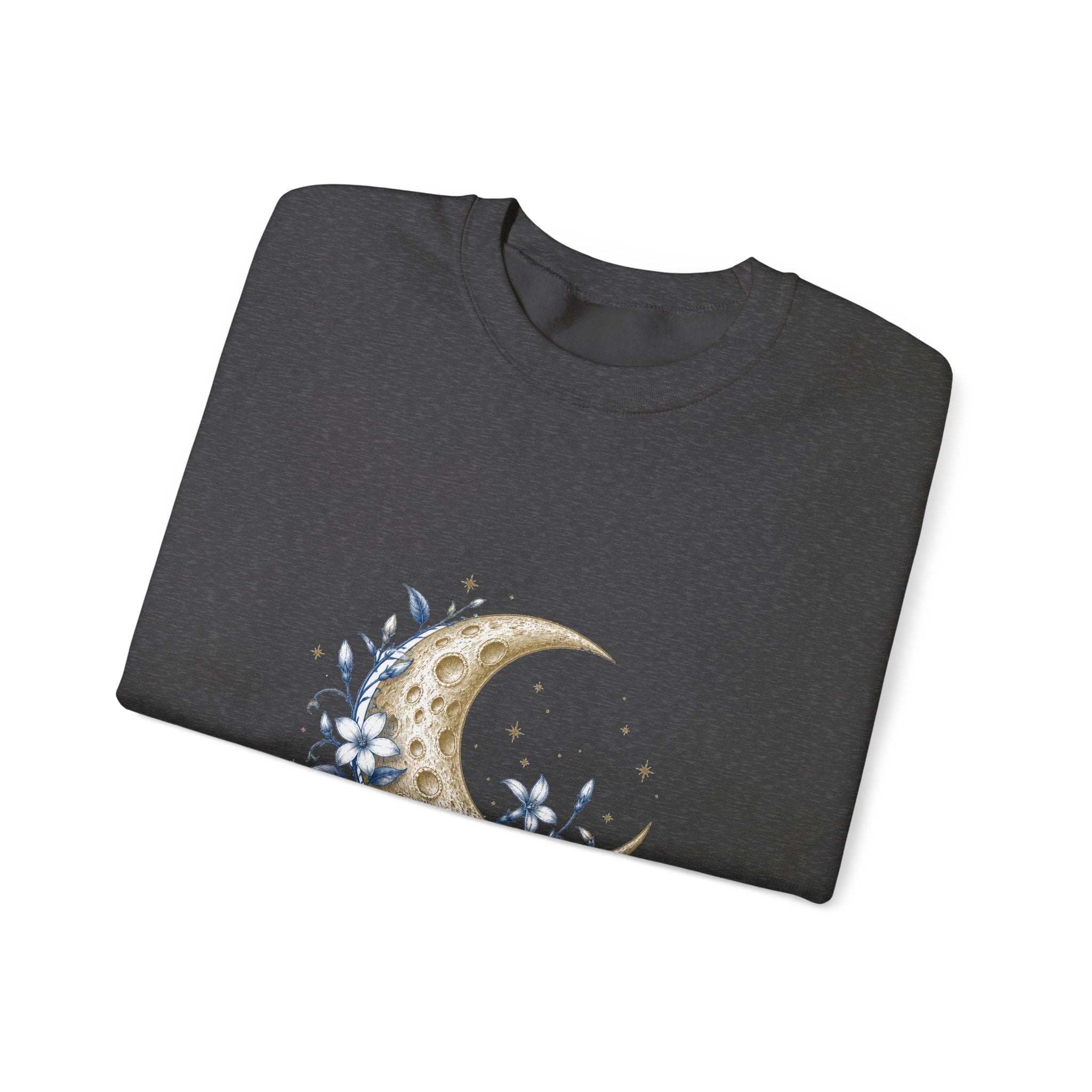 Matching Couple Sweatshirt - Sun & Moon Matching Couple Premium Fleece Sweatshirt Vintage Art His Hers Honeymoon Gift - Design A