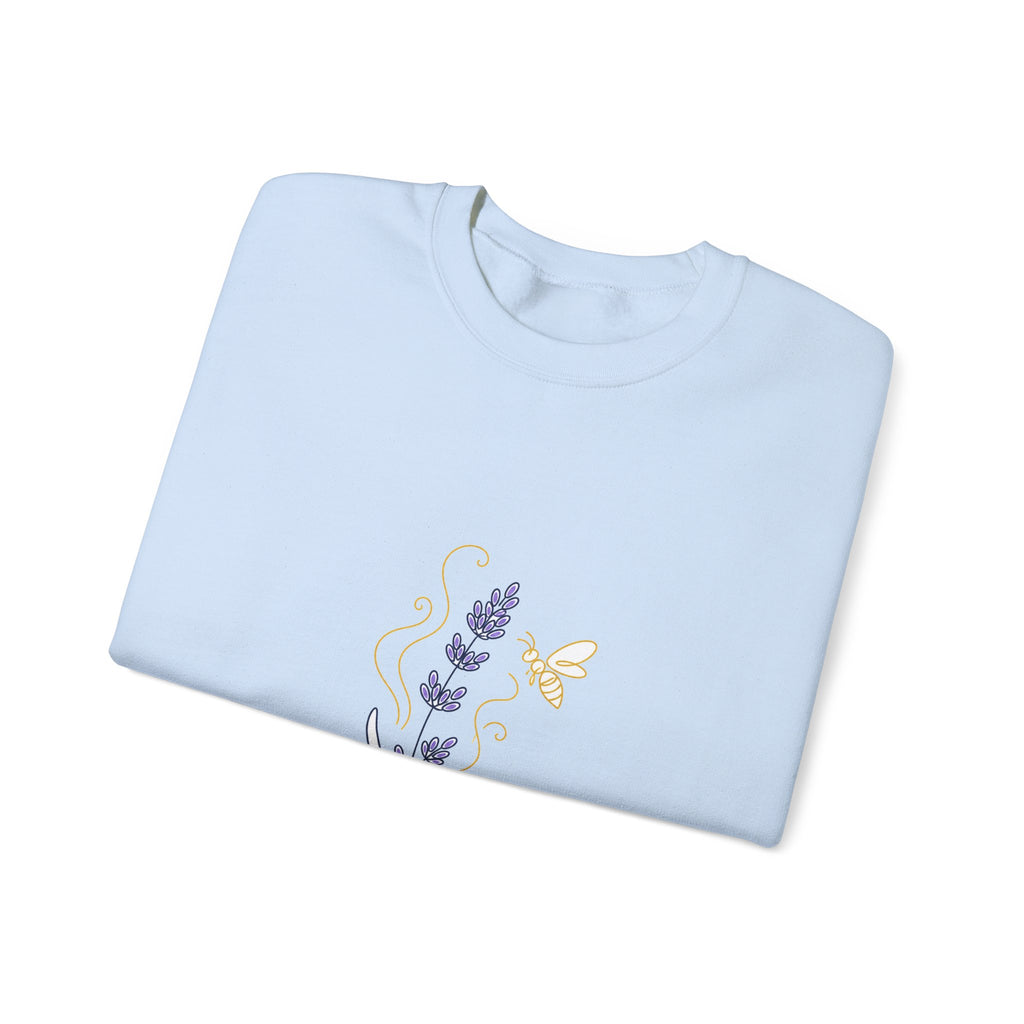 Matching Couple Sweatshirt - Lavender & Thistle Matching Couple Comfort Colors Crew Minimalist Art His Hers Christmas Gift - Design A