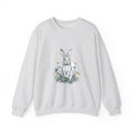 Matching Couple Sweatshirt - Fox & Rabbit Matching Couple Crewneck Sweatshirt Hand-Drawn Art His Hers Best Friend Gift - Design B