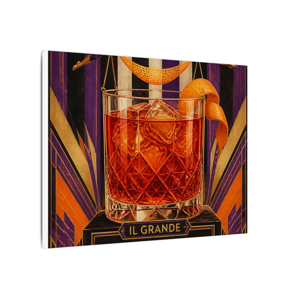 Negroni Trapeze Act Wall Art Canvas 16×20 Art Deco Entryway Decor Maximalist Print