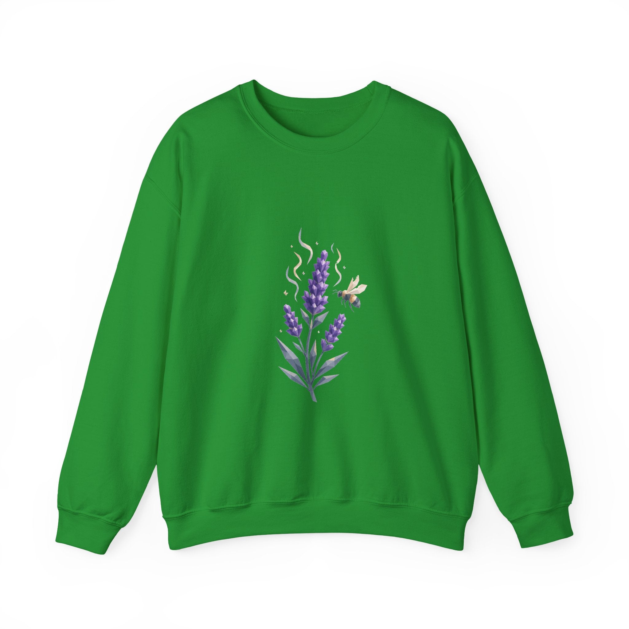 Matching Couple Sweatshirt - Lavender & Thistle Matching Couple Comfort Colors Crew Geometric Art His Hers Love Gift - Design A