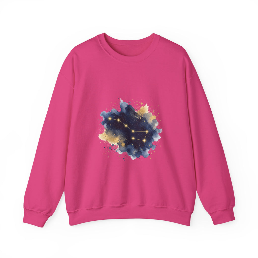 Matching Couple Sweatshirt - Big & Little Dipper Matching Couple Comfort Colors Crew Watercolor Art His Hers Birthday Gift - Design A