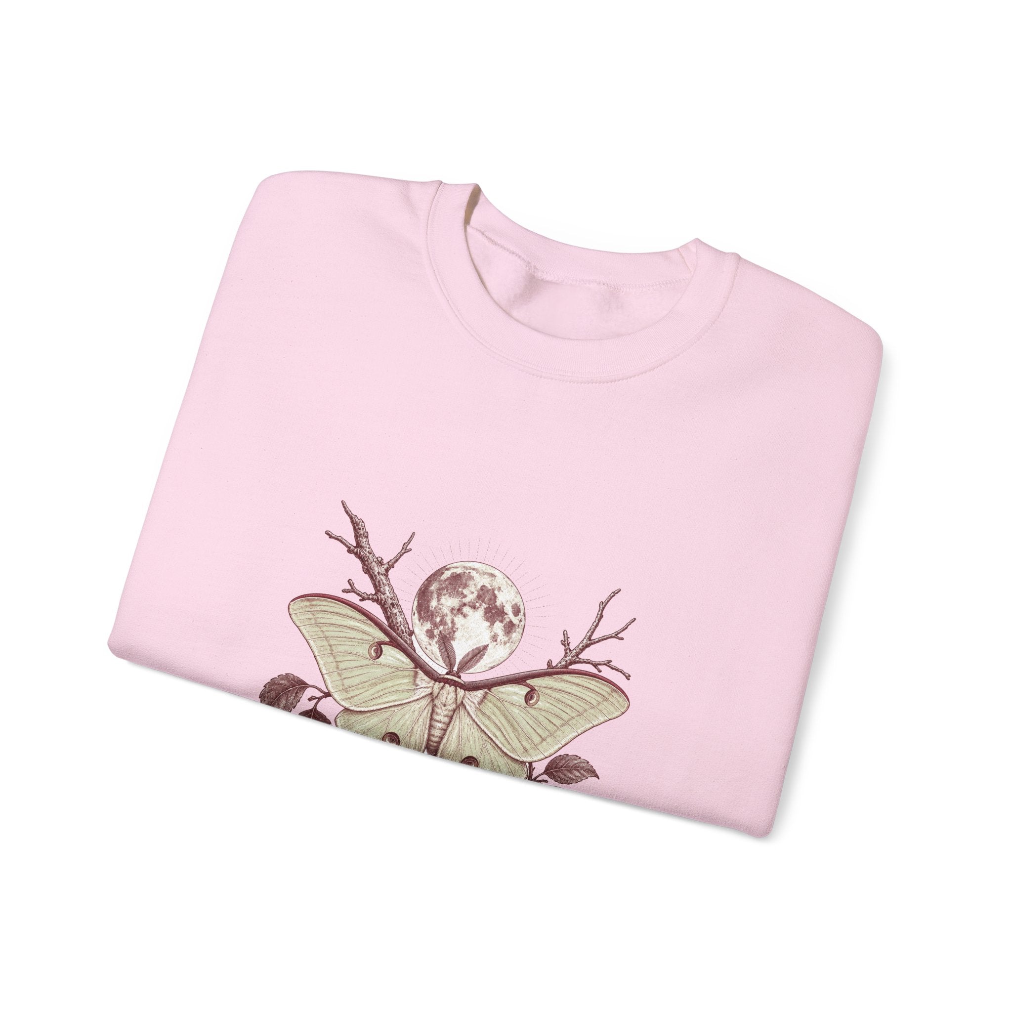 Matching Couple Sweatshirt - Butterfly & Moth Matching Couple Premium Fleece Sweatshirt Vintage Art His Hers Honeymoon Gift - Design B