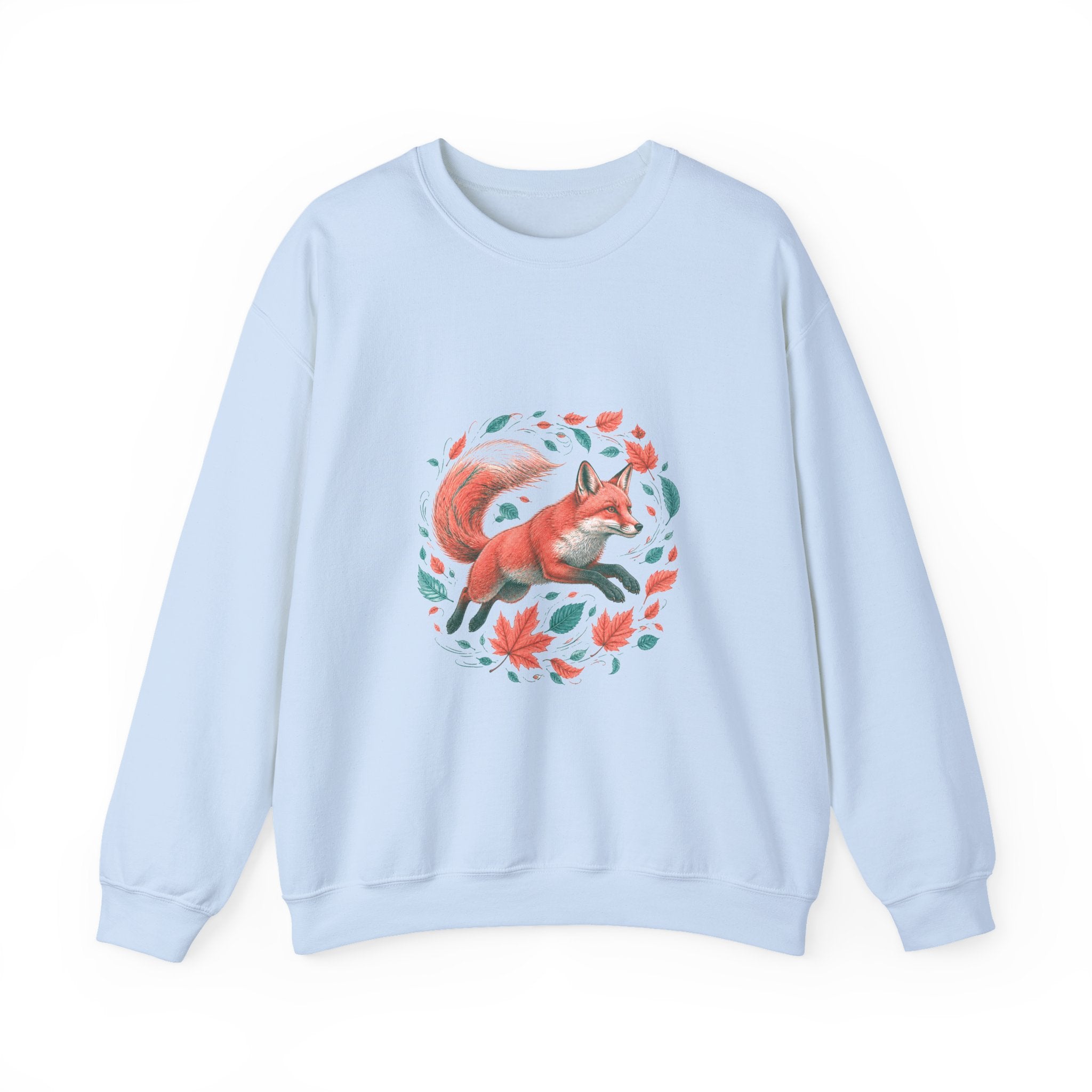 Matching Couple Sweatshirt - Fox & Rabbit Matching Couple Premium Fleece Sweatshirt Vintage Art His Hers Honeymoon Gift - Design A