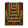 Champagne Tower Elephants Wall Art Poster 18×24 Art Deco Entryway Decor Maximalist Print