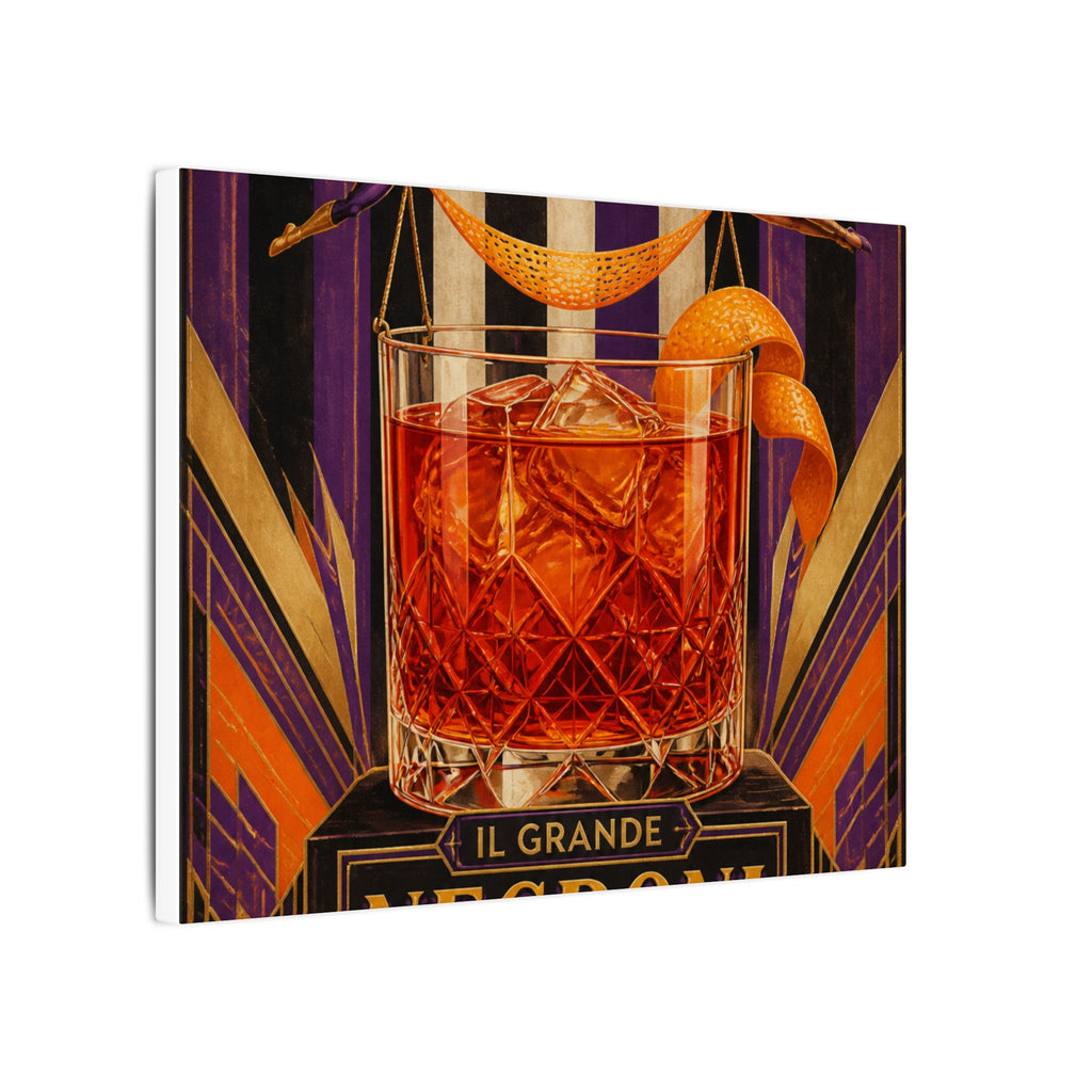 Negroni Trapeze Act Wall Art Canvas 16×20 Art Deco Entryway Decor Maximalist Print