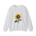 Matching Couple Sweatshirt - Sunflower & Moonflower Matching Couple Premium Fleece Sweatshirt Watercolor Art His Hers Birthday Gift - Design A