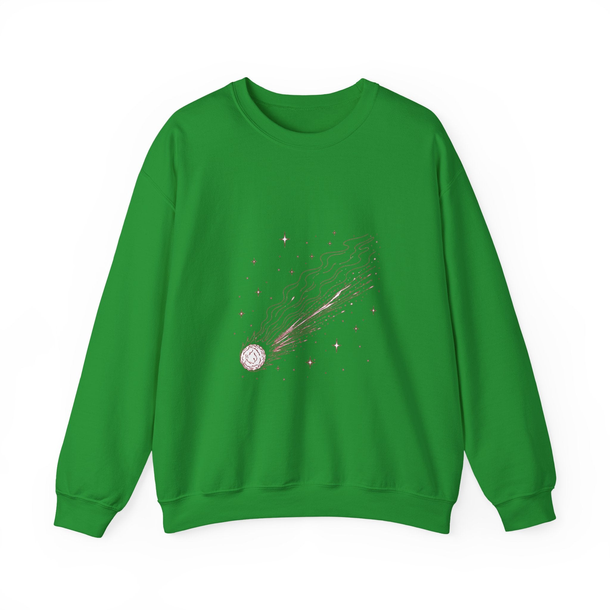 Matching Couple Sweatshirt - Comet & Asteroid Matching Couple Comfort Colors Crew Minimalist Art His Hers Christmas Gift - Design A