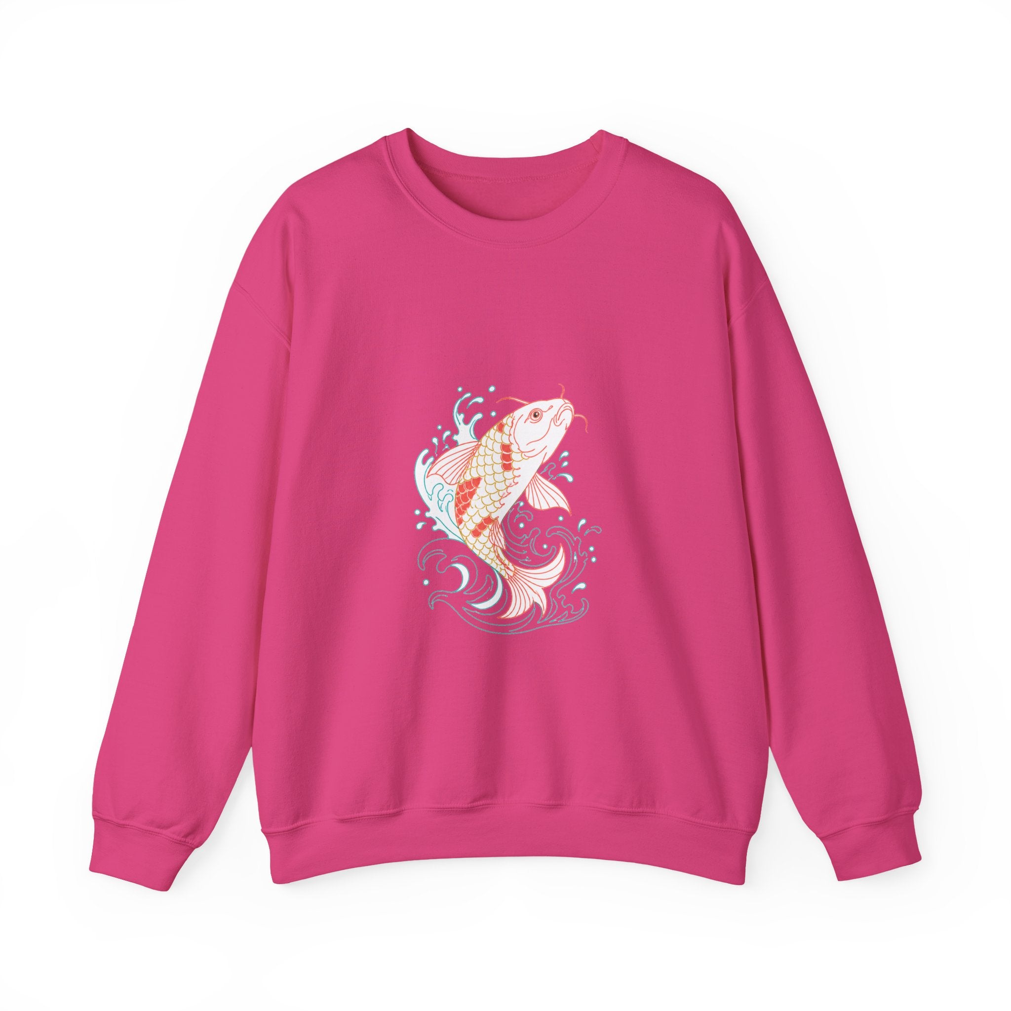 Matching Couple Sweatshirt - Koi Fish Yin Yang Matching Couple Premium Fleece Sweatshirt Minimalist Art His Hers Christmas Gift - Design A