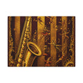 Saxophone Music Circus Wall Art Canvas 16×20 Baroque Home Office Decor Maximalist Print