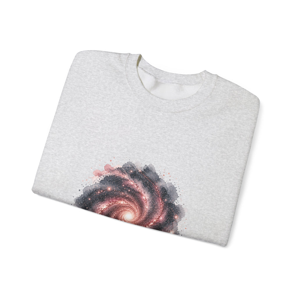 Matching Couple Sweatshirt - Galaxy & Supernova Matching Couple Premium Fleece Sweatshirt Watercolor Art His Hers Birthday Gift - Design A