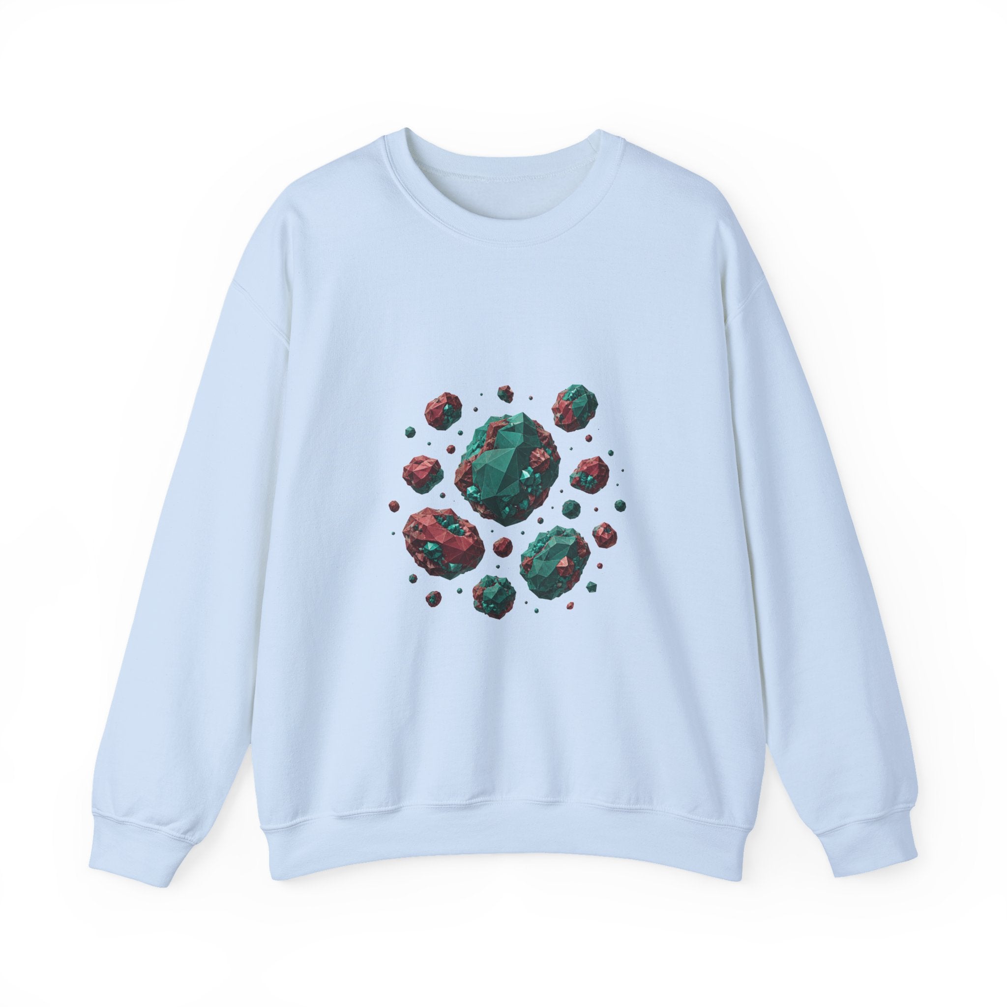 Matching Couple Sweatshirt - Comet & Asteroid Matching Couple Comfort Colors Crew Geometric Art His Hers Love Gift - Design B