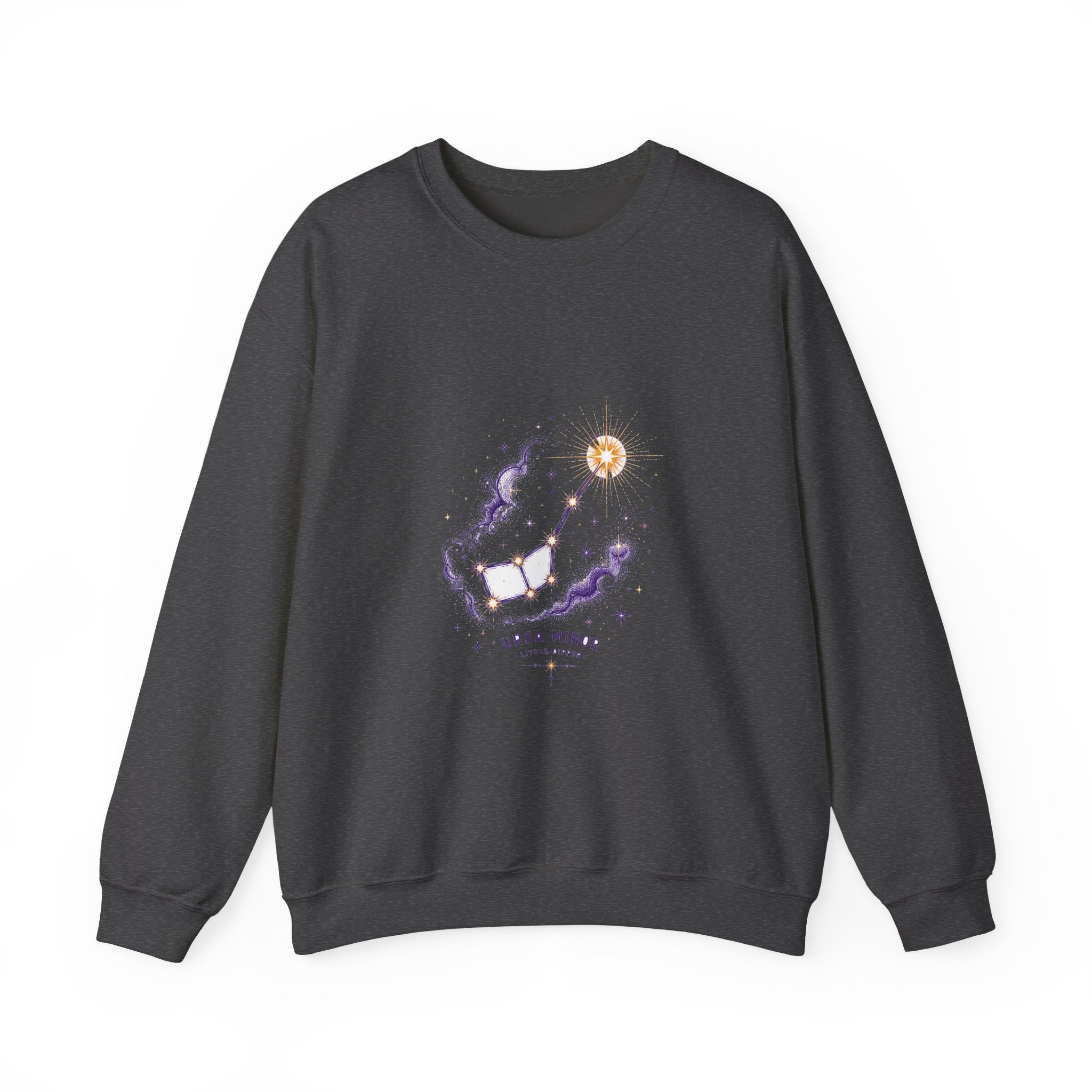 Matching Couple Sweatshirt - Big & Little Dipper Matching Couple Crewneck Sweatshirt Hand-Drawn Art His Hers Best Friend Gift - Design B