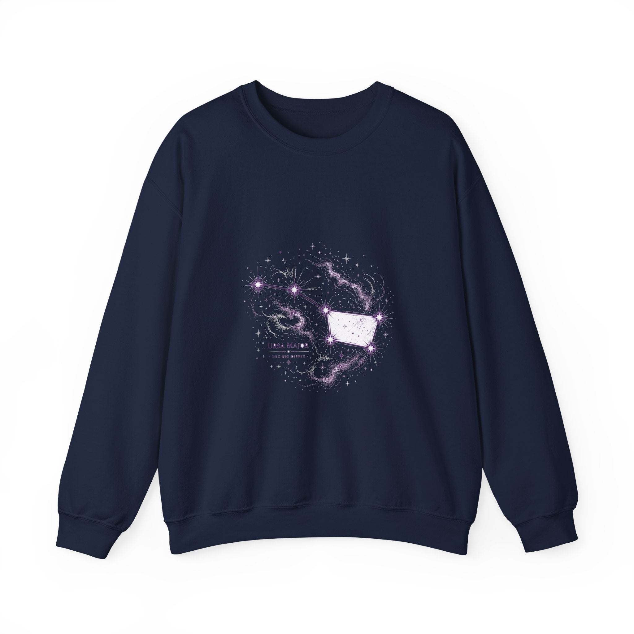 Matching Couple Sweatshirt - Big & Little Dipper Matching Couple Comfort Colors Crew Hand-Drawn Art His Hers Anniversary Gift - Design A