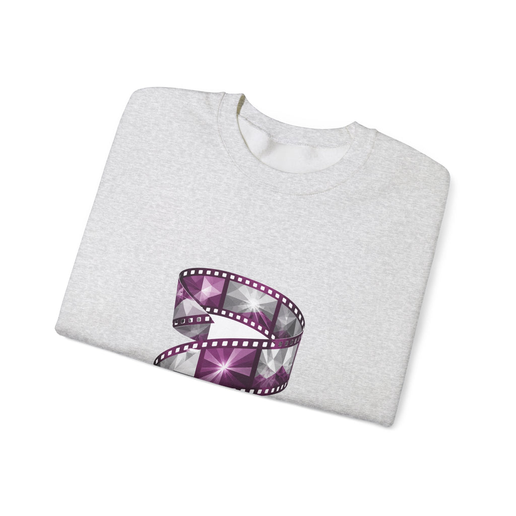 Matching Couple Sweatshirt - Camera & Film Matching Couple Premium Fleece Sweatshirt Geometric Art His Hers Love Gift - Design B