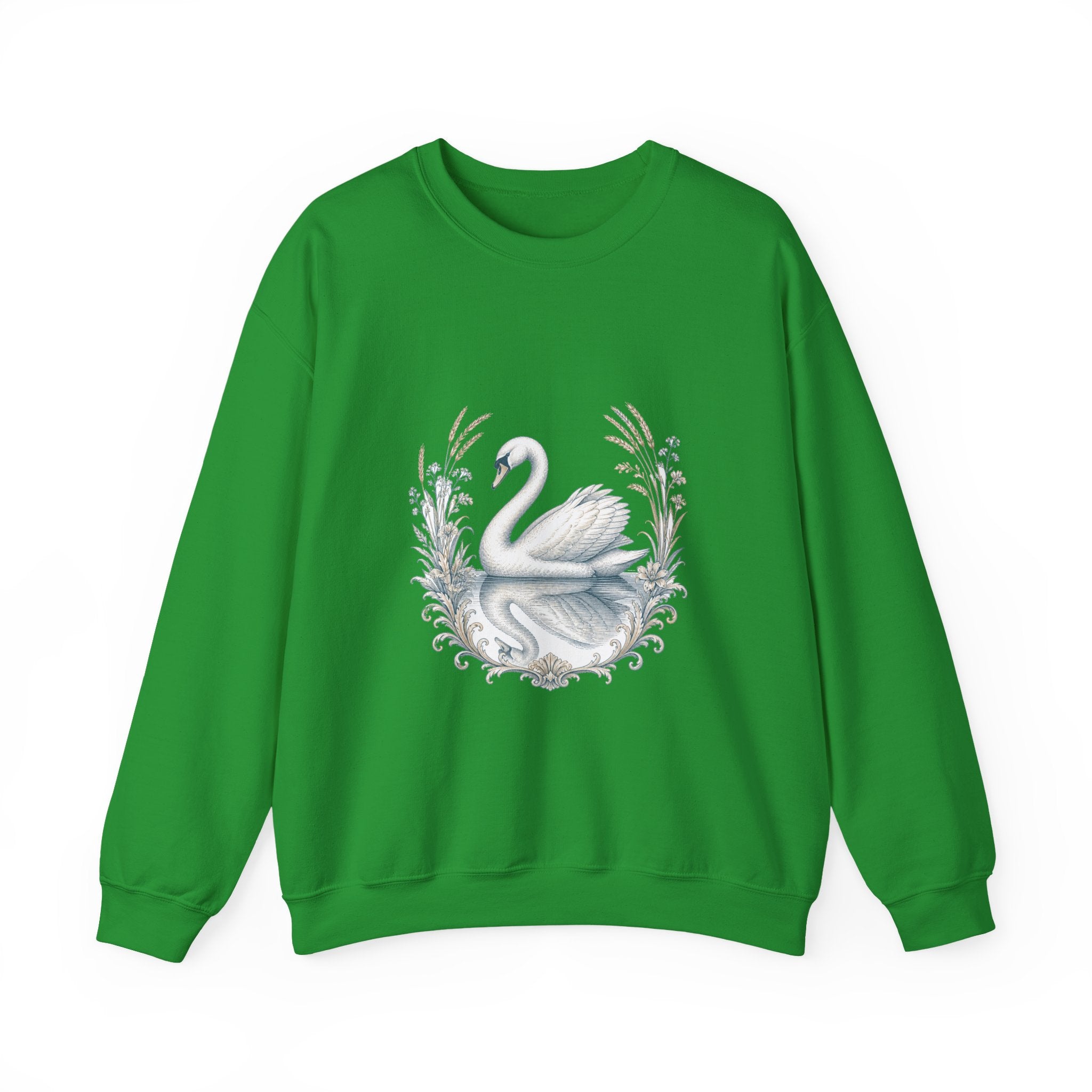 Matching Couple Sweatshirt - Raven & Swan Matching Couple Comfort Colors Crew Vintage Art His Hers Honeymoon Gift - Design B