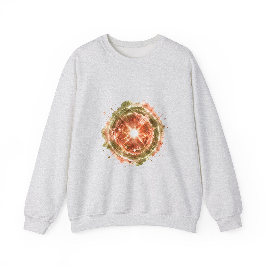 Matching Couple Sweatshirt - Galaxy & Supernova Matching Couple Crewneck Sweatshirt Watercolor Art His Hers Engagement Gift - Design B