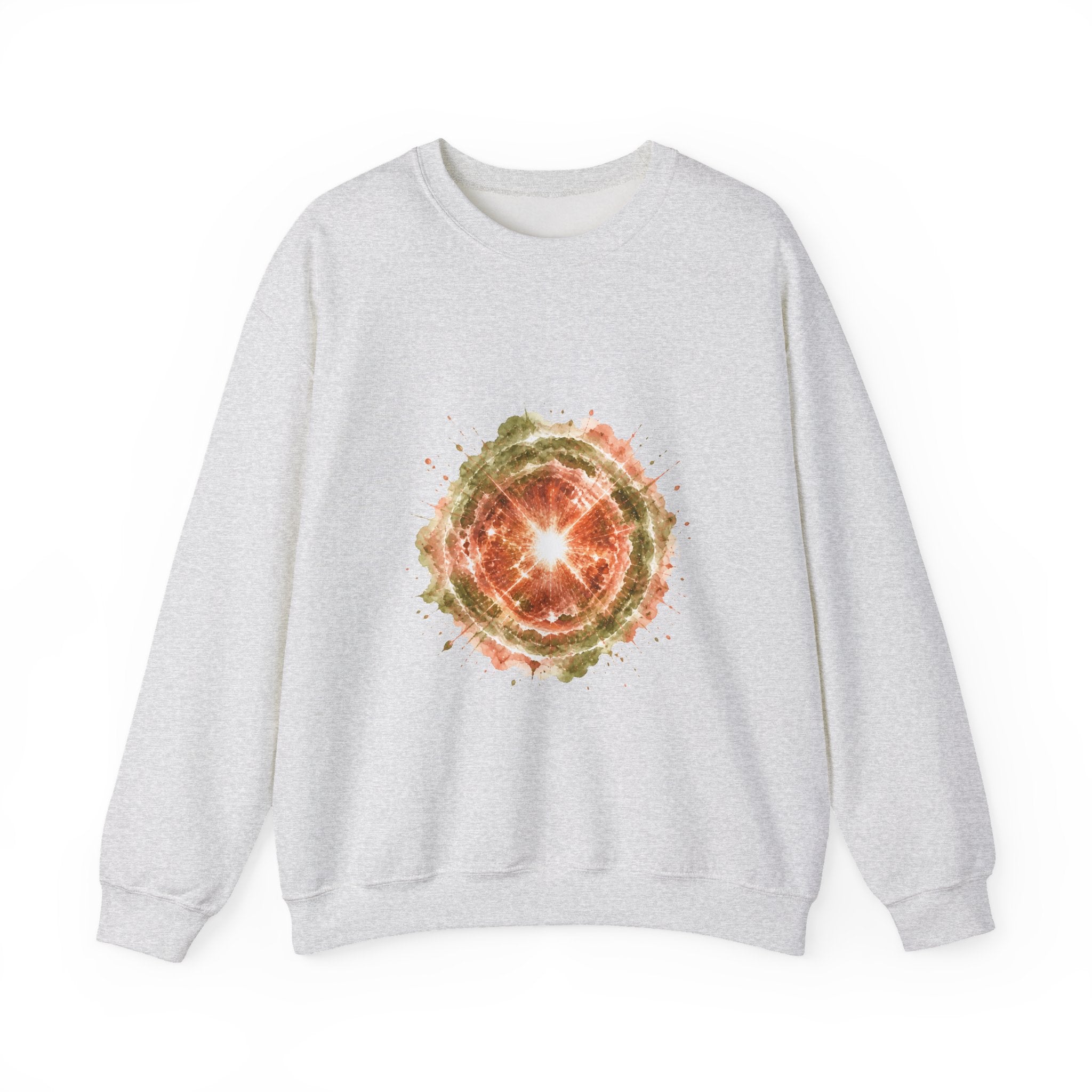 Matching Couple Sweatshirt - Galaxy & Supernova Matching Couple Crewneck Sweatshirt Watercolor Art His Hers Engagement Gift - Design B