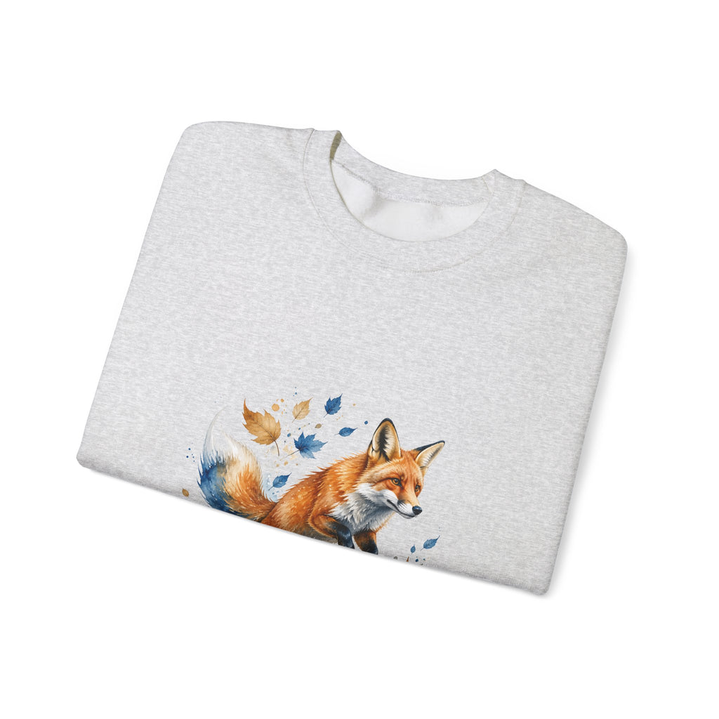 Matching Couple Sweatshirt - Fox & Rabbit Matching Couple Premium Fleece Sweatshirt Watercolor Art His Hers Birthday Gift - Design A