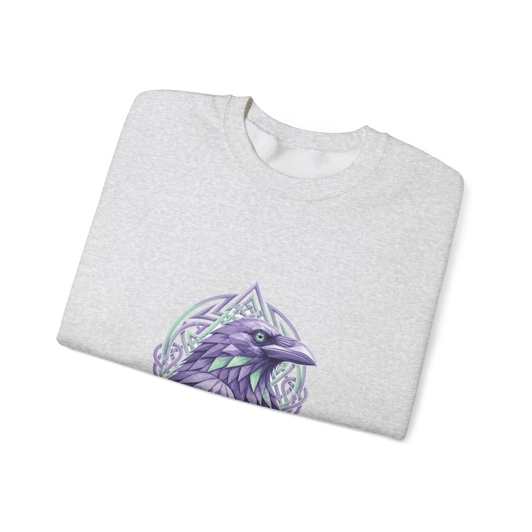 Matching Couple Sweatshirt - Huginn & Muninn Matching Couple Comfort Colors Crew Geometric Art His Hers Love Gift - Design A