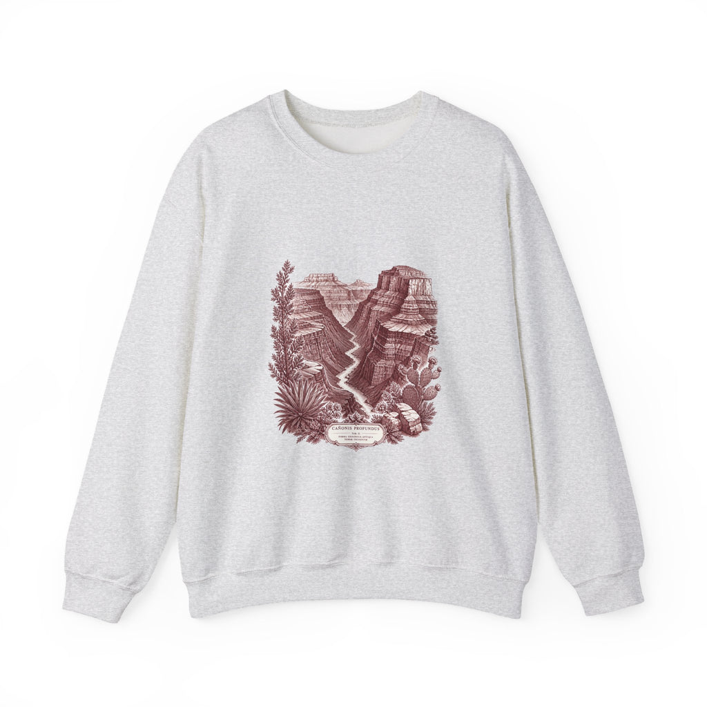 Matching Couple Sweatshirt - Lavender Fields & Canyon Matching Couple Crewneck Sweatshirt Vintage Art His Hers Wedding Gift - Design B