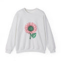 Matching Couple Sweatshirt - Sunflower & Moonflower Matching Couple Crewneck Sweatshirt Vintage Art His Hers Wedding Gift - Design A