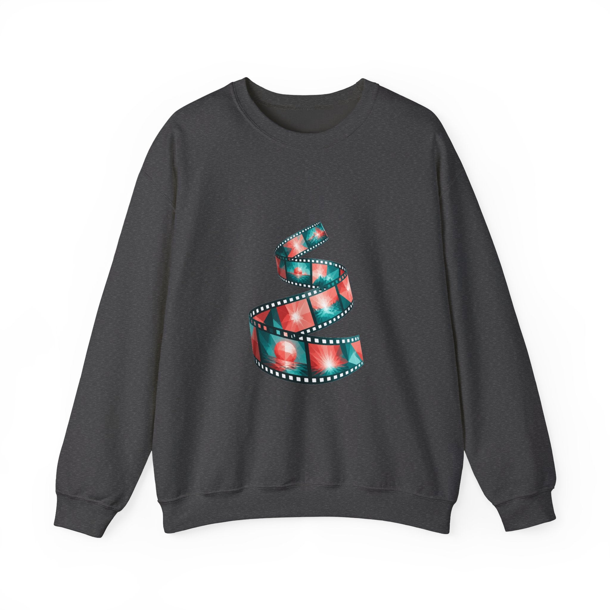Matching Couple Sweatshirt - Camera & Film Matching Couple Crewneck Sweatshirt Geometric Art His Hers Couple Gift - Design B