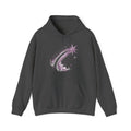 Matching Couple Sweatshirt - Shooting Star & North Star Matching Couple Hooded Sweatshirt Vintage Art His Hers Wedding Gift - Design A