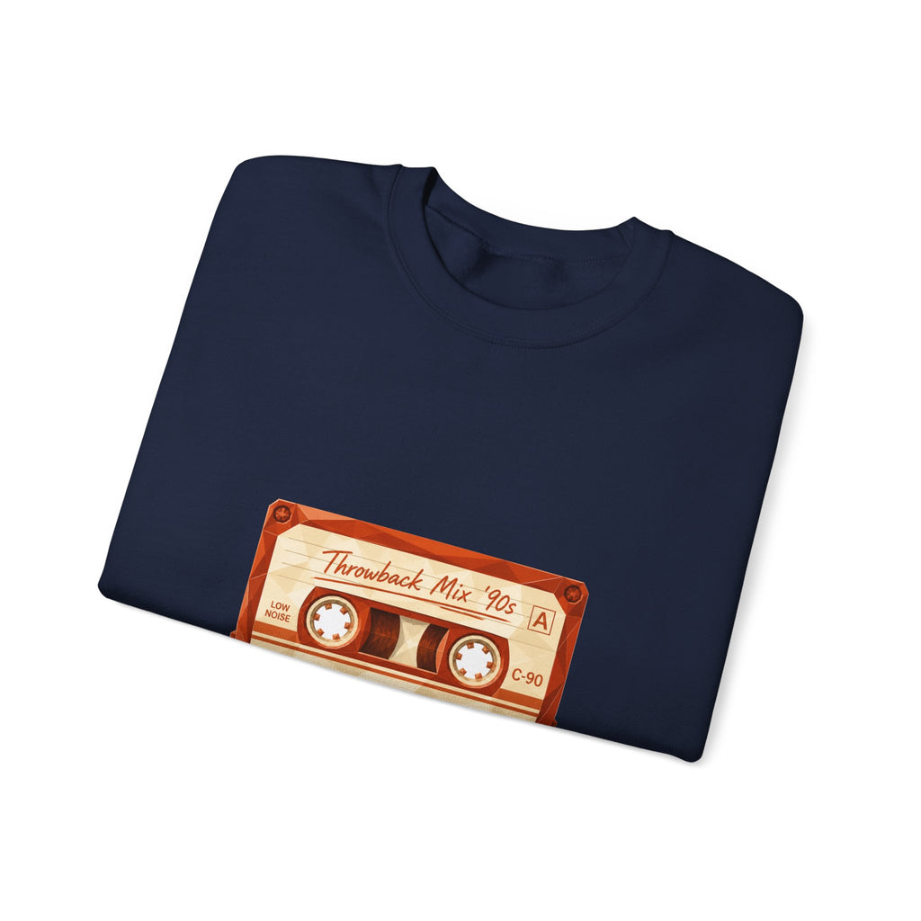 Matching Couple Sweatshirt - Vinyl & Cassette Matching Couple Premium Fleece Sweatshirt Geometric Art His Hers Love Gift - Design B