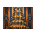 Champagne Tower Elephants Wall Art Canvas 24×36 Baroque Studio Decor Maximalist Print