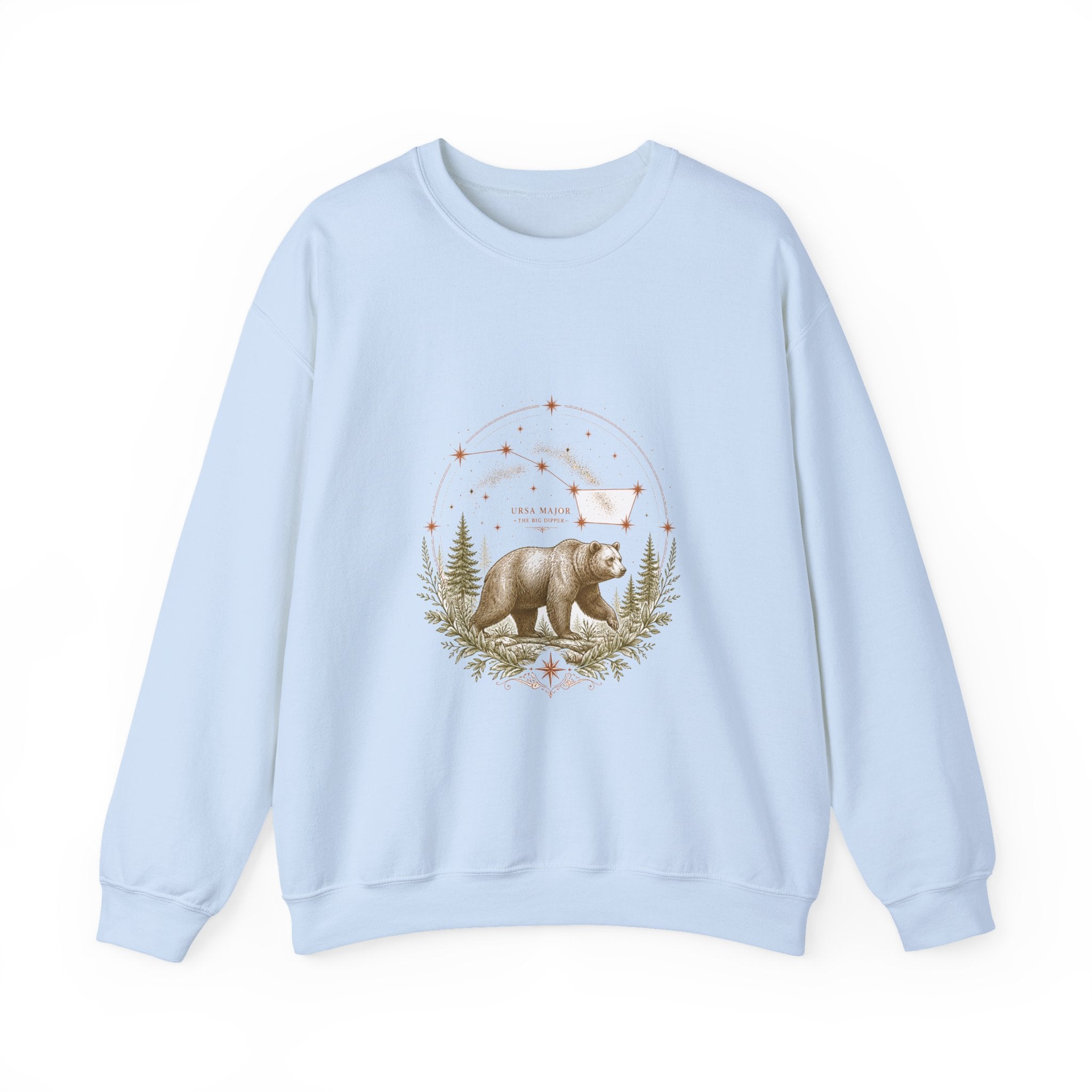 Matching Couple Sweatshirt - Big & Little Dipper Matching Couple Crewneck Sweatshirt Vintage Art His Hers Wedding Gift - Design A