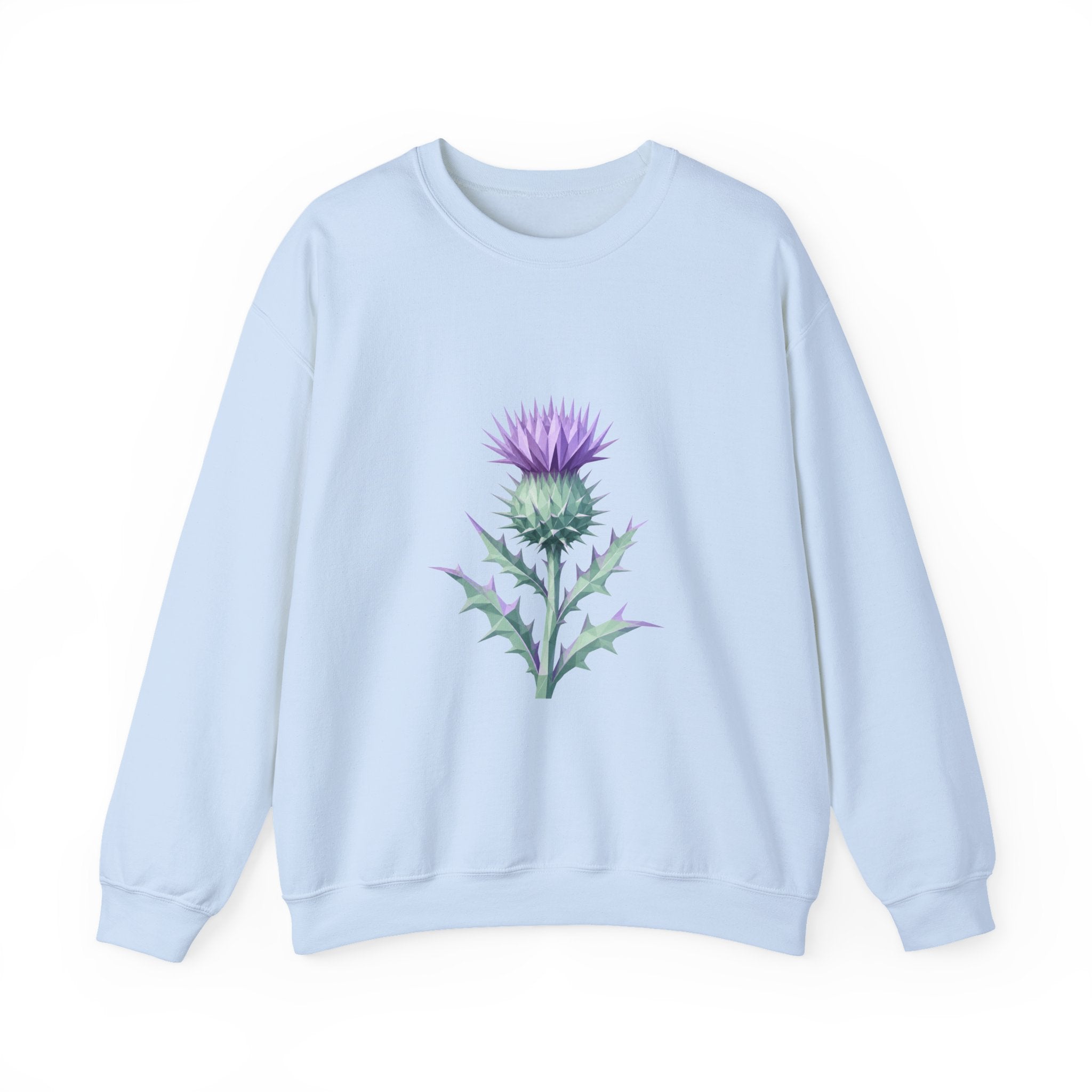 Matching Couple Sweatshirt - Lavender & Thistle Matching Couple Premium Fleece Sweatshirt Geometric Art His Hers Love Gift - Design B