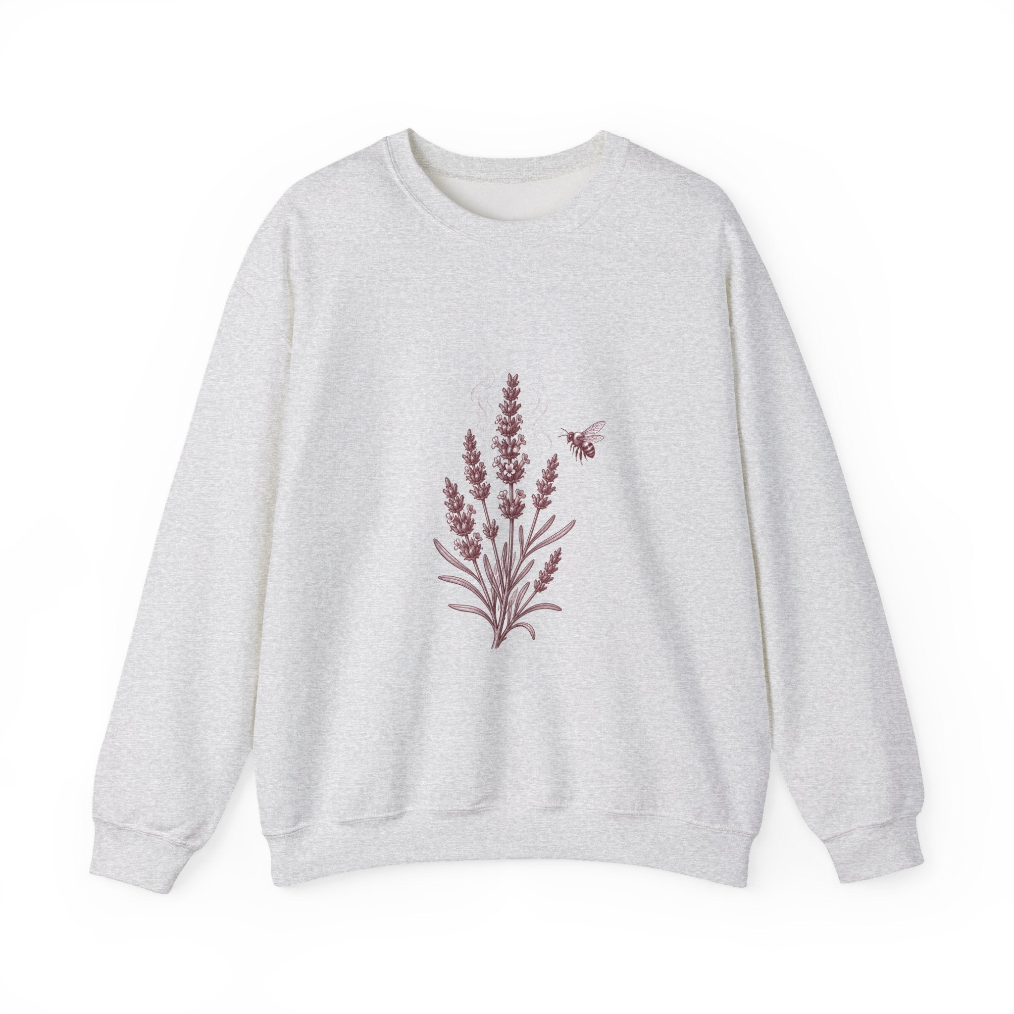 Matching Couple Sweatshirt - Lavender & Thistle Matching Couple Comfort Colors Crew Vintage Art His Hers Honeymoon Gift - Design A