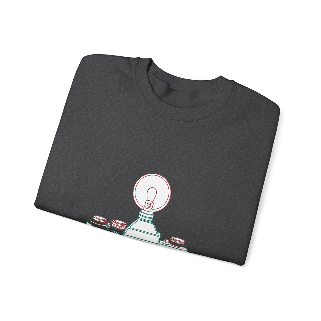 Matching Couple Sweatshirt - Camera & Film Matching Couple Premium Fleece Sweatshirt Minimalist Art His Hers Christmas Gift - Design A