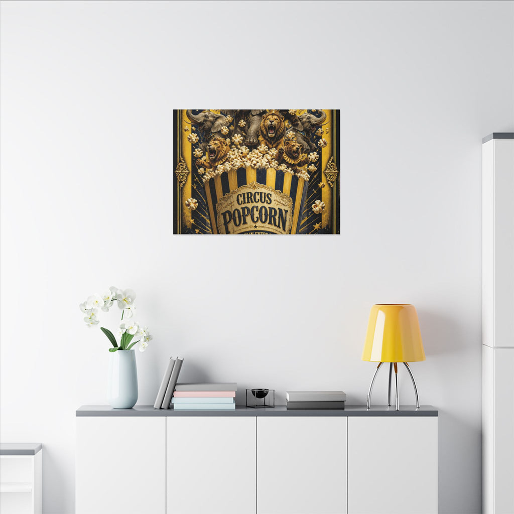 Popcorn Box Animals Wall Art Canvas 24×36 Baroque Studio Decor Maximalist Print