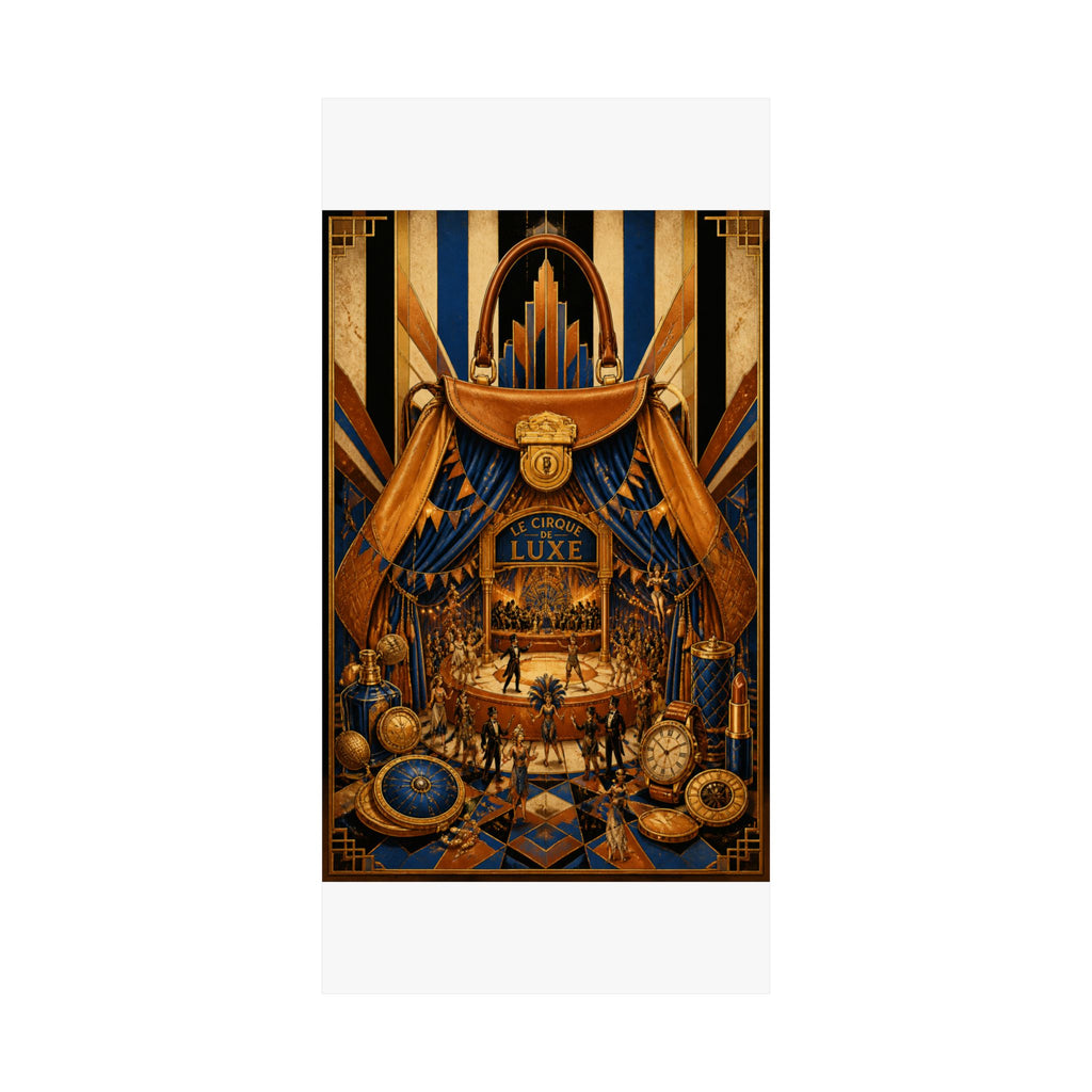 Handbag Big Top Wall Art Poster 24×36 Art Deco Bar Area Decor Maximalist Print