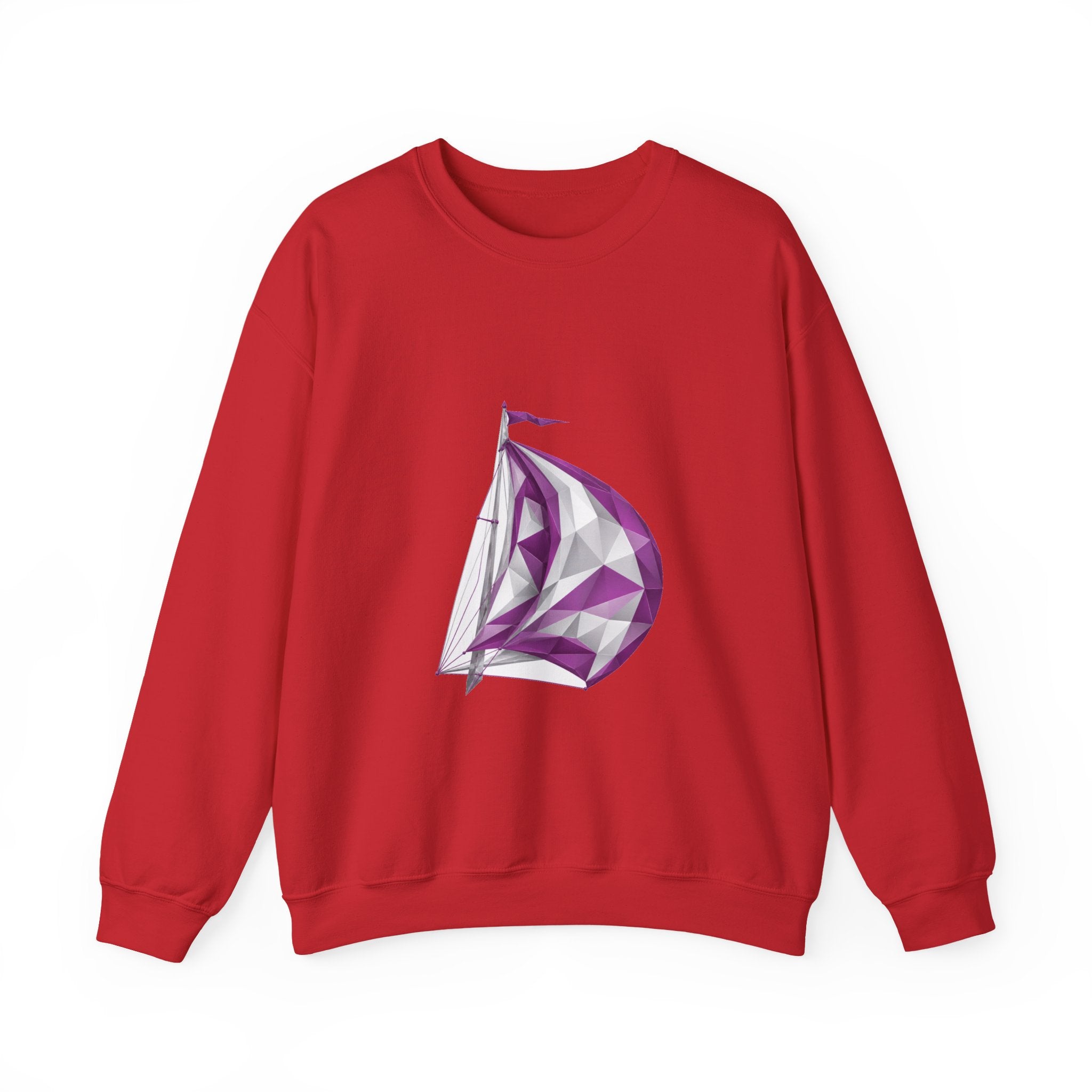Matching Couple Sweatshirt - Anchor & Sail Matching Couple Comfort Colors Crew Geometric Art His Hers Love Gift - Design B