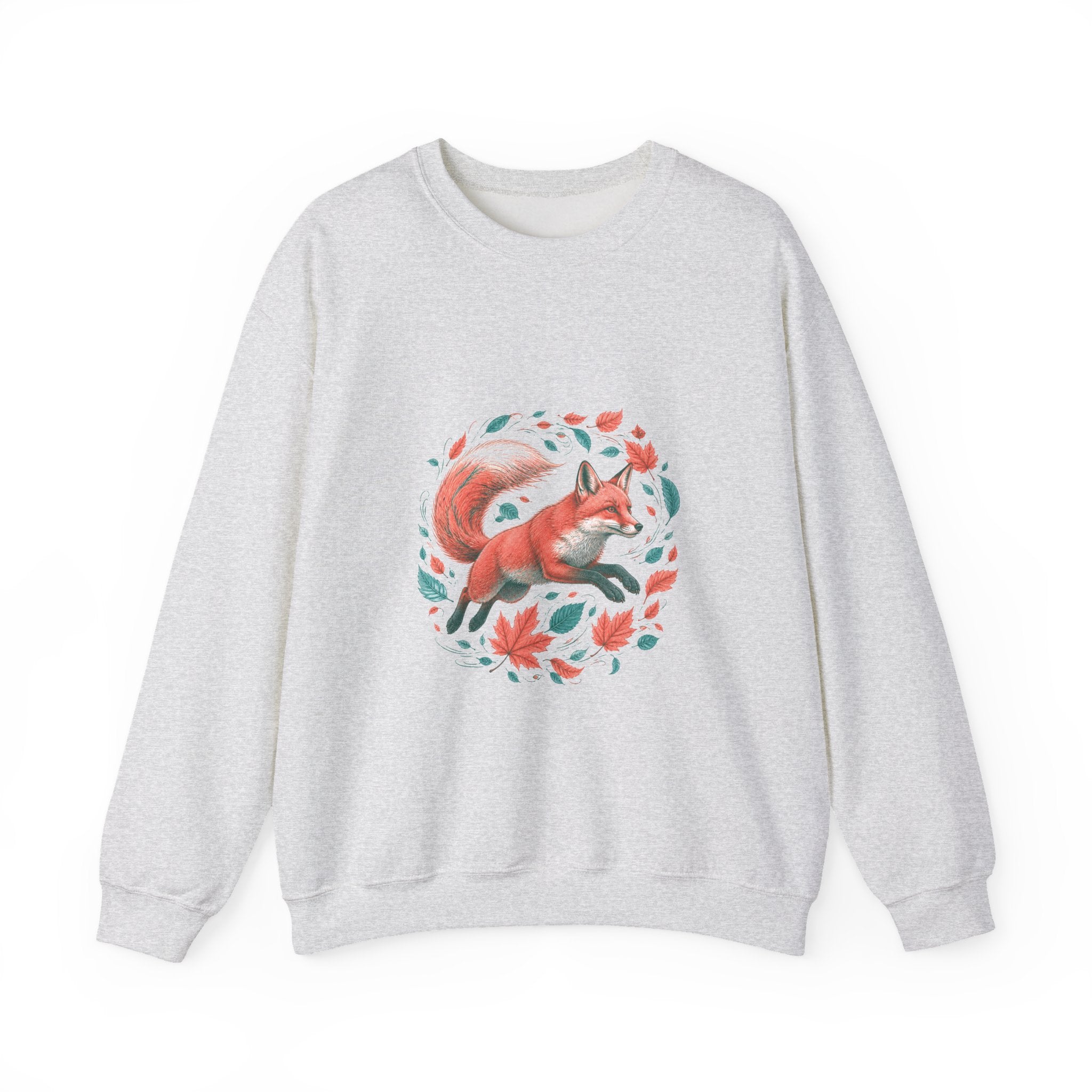Matching Couple Sweatshirt - Fox & Rabbit Matching Couple Premium Fleece Sweatshirt Vintage Art His Hers Honeymoon Gift - Design A