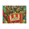 Popcorn Box Animals Wall Art Canvas 16×20 Pop Art Living Room Decor Maximalist Print
