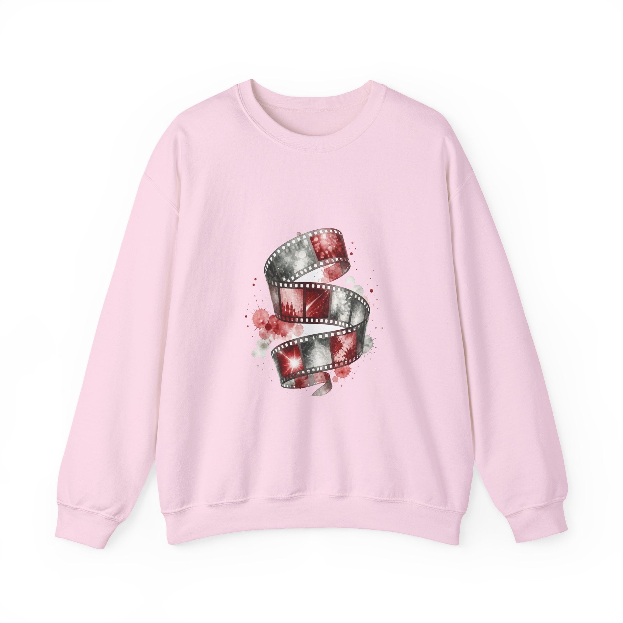 Matching Couple Sweatshirt - Camera & Film Matching Couple Comfort Colors Crew Watercolor Art His Hers Birthday Gift - Design B