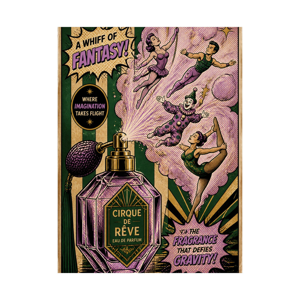 Perfume Bottle Fountain Wall Art Poster 18×24 Pop Art Living Room Decor Maximalist Print