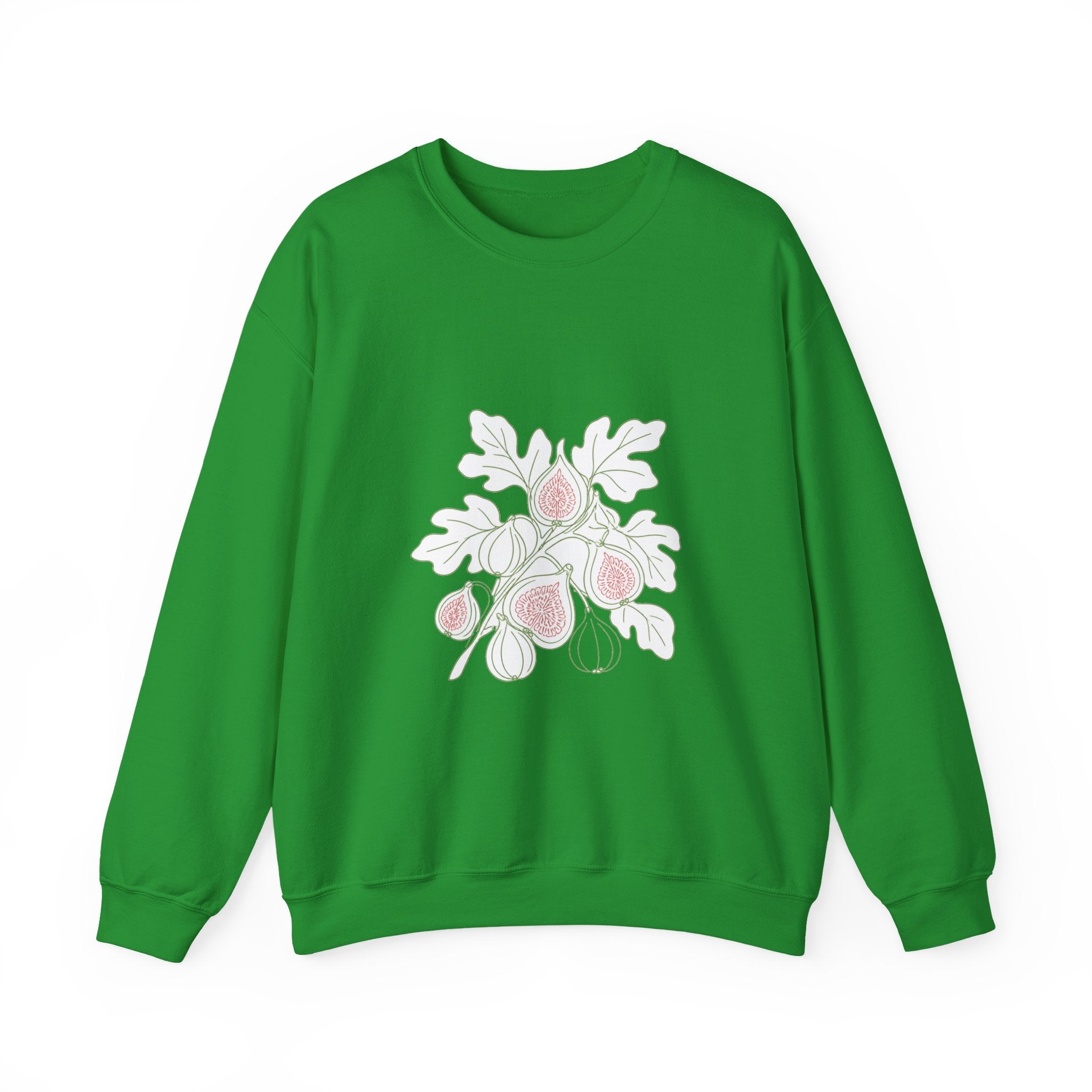 Matching Couple Sweatshirt - Olive Branch & Fig Matching Couple Comfort Colors Crew Minimalist Art His Hers Christmas Gift - Design B