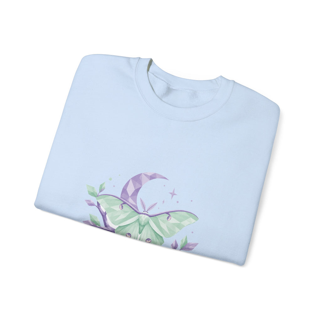 Matching Couple Sweatshirt - Butterfly & Moth Matching Couple Comfort Colors Crew Geometric Art His Hers Love Gift - Design B